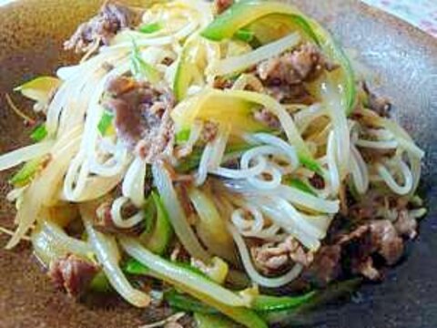 焼き肉そうめんチャンプルー